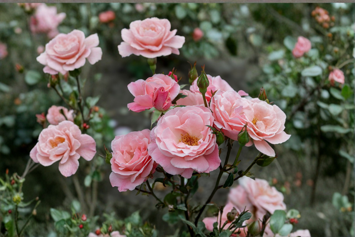 Queen Elizabeth Grandiflora Rose 2 Gal Live Plant – Pink Blooms, Upright Tall Shrub