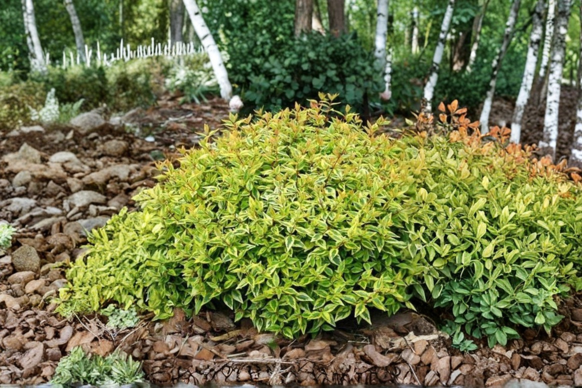 Kaleidoscope Abelia 3 Gal Live Plant – Evergreen Hedge Shrub with Colorful Foliage