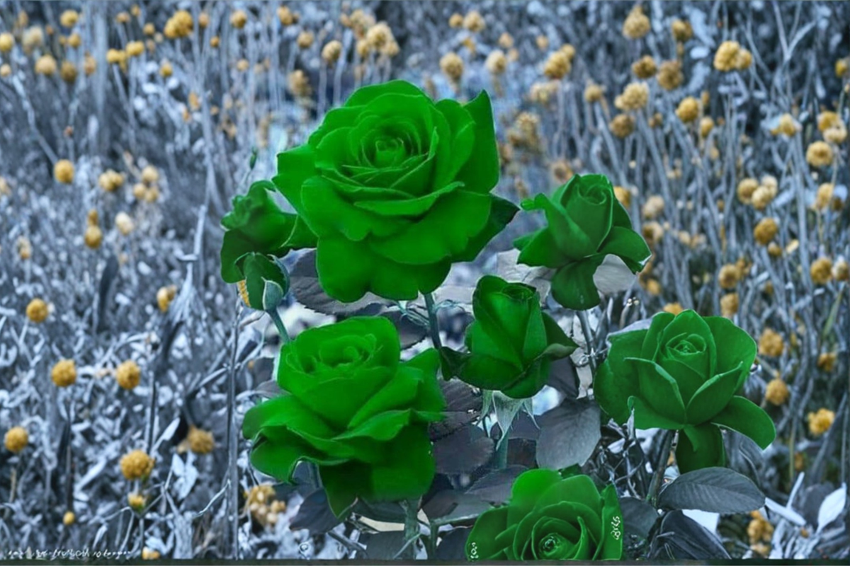 Green Rose Seeds - 20-Seed Ornamental Rosa Garden Plant for Outdoor Planting