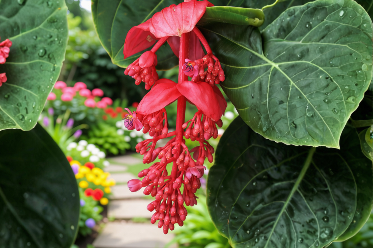 Royal Chandelier Medinilla Magnifica Starter Plant – Well-Rooted, Potted Live Plant