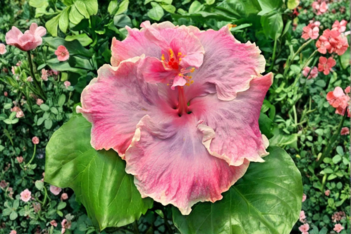 Madagascar Hibiscus Starter Live Plant (Hibiscus moscheutos) – Rooted Starter Plant 3–5 in