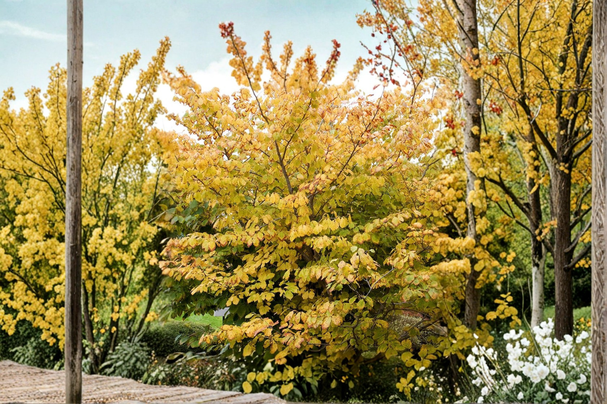 Goldcrest Witch Hazel Hamamelis mollis - 1 Year Graft, 10-Inch Live Plant