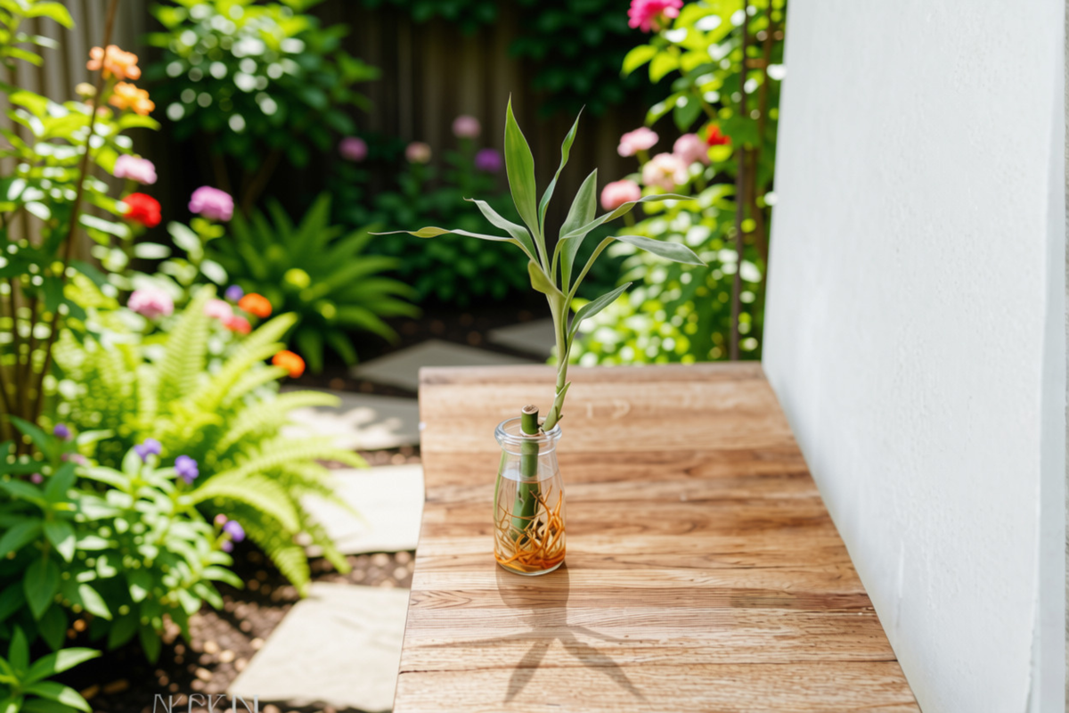 Lucky Bamboo Live Plants - Dracaena sanderiana (4 x 6in)