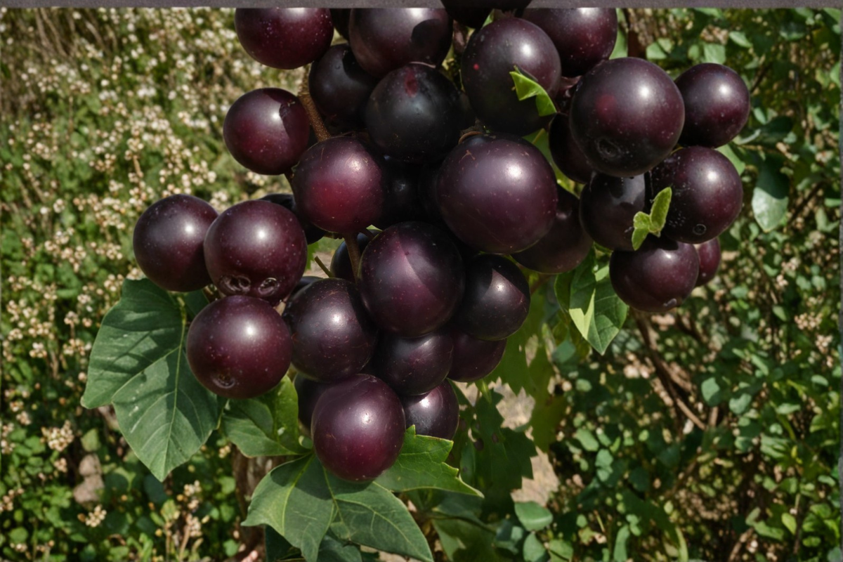 Rare Giant Muscadine Grape Seeds - 10 Fresh USA-Grown Seeds for Climbing Fruit Vine