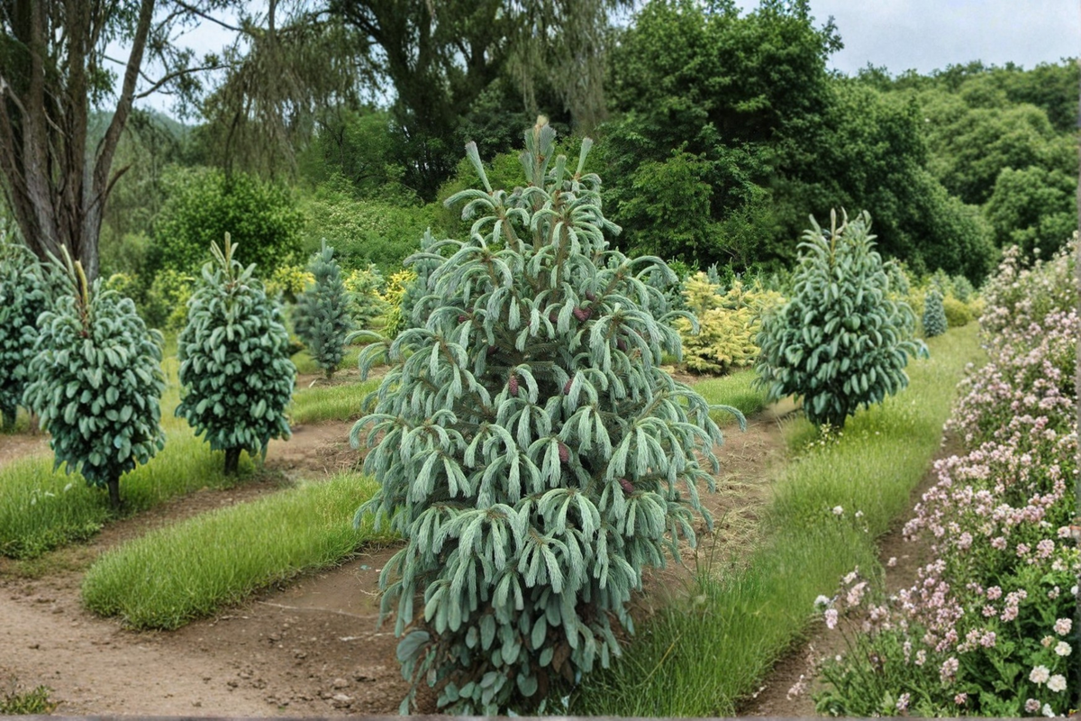 Blue Magoo Engelmann Spruce Live Plant – 1 Gallon Pot, 12-18 Inch Tall