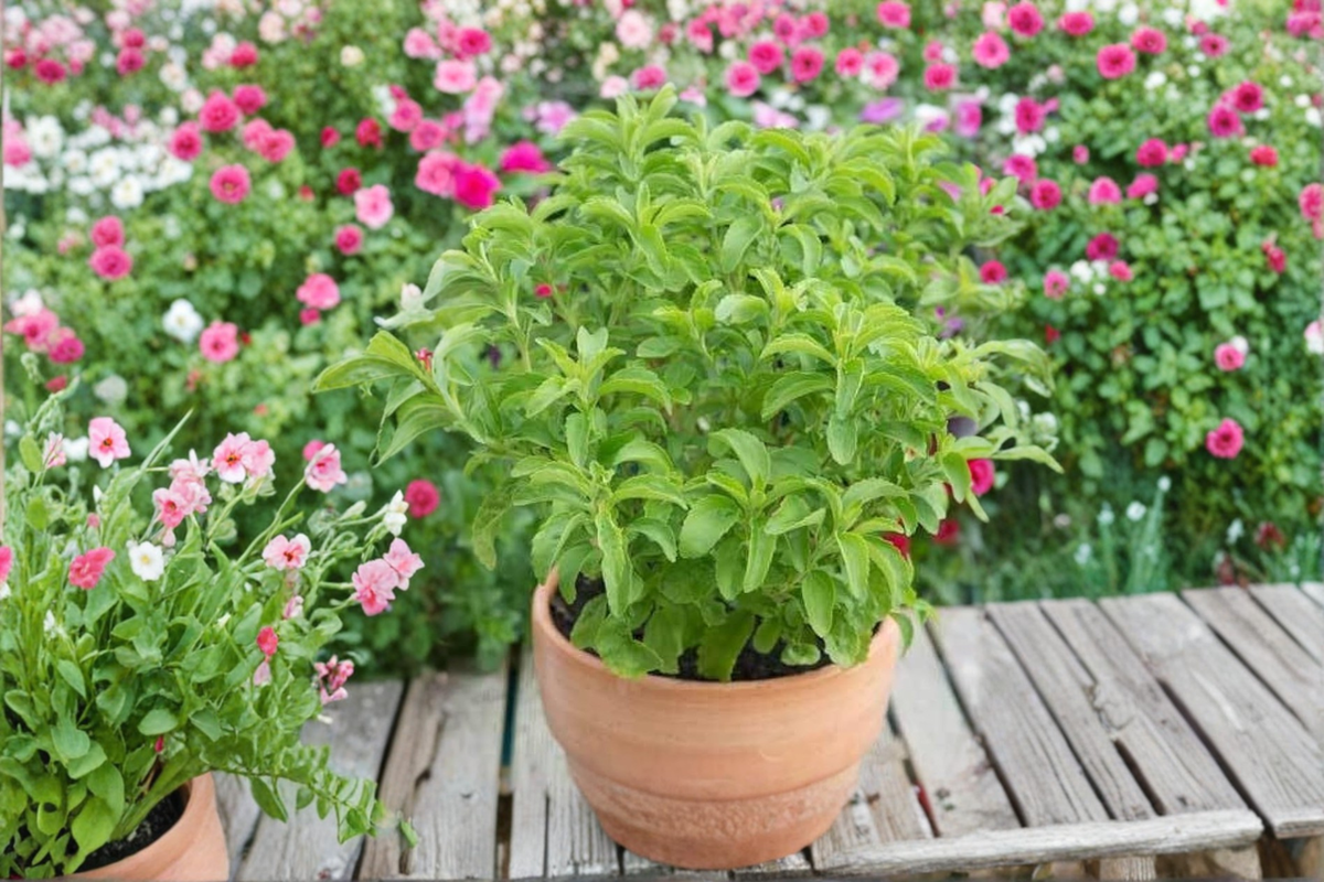 Sweetleaf Stevia Live Plant | Stevia rebaudiana 6-8 in. Rooted Starter Plant, Free Shipping
