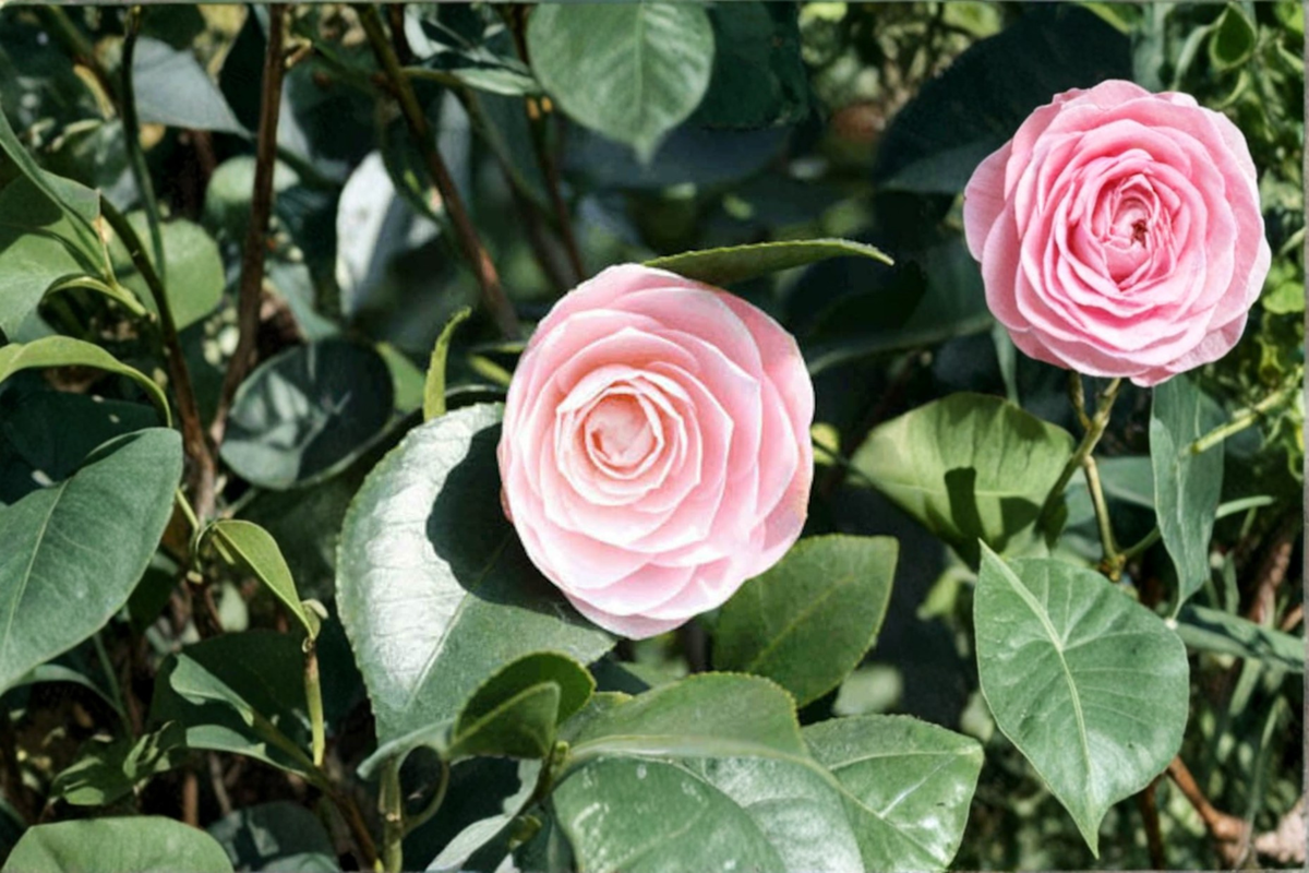 Goggy Japanese Camellia Camellia japonica ‘Goggy’ — 3 Gallon Live Evergreen Shrub