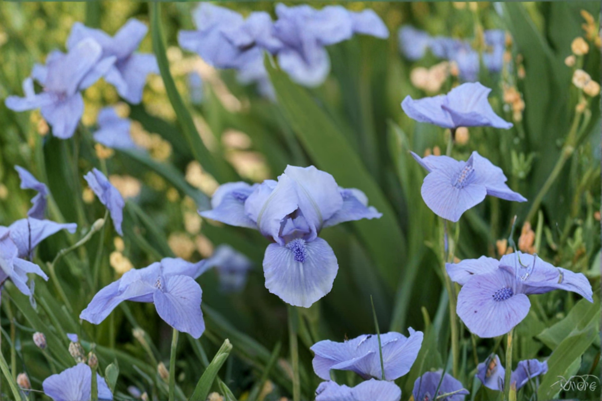 Bearded Iris Bedford Lilac – 3 Rhizomes #1 Grade