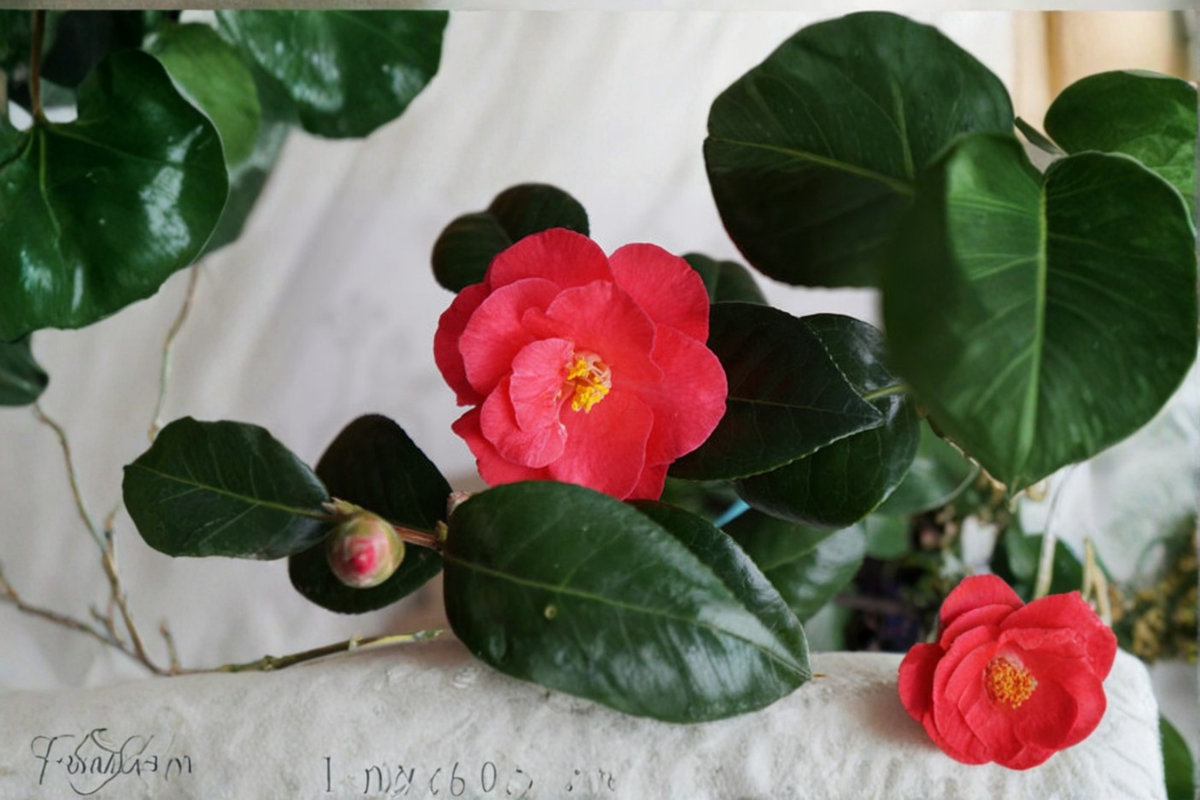 Japanese Camellia 'Red Jade' Live Plant - 3 Gallon Pot | Camellia japonica Evergreen Shrub