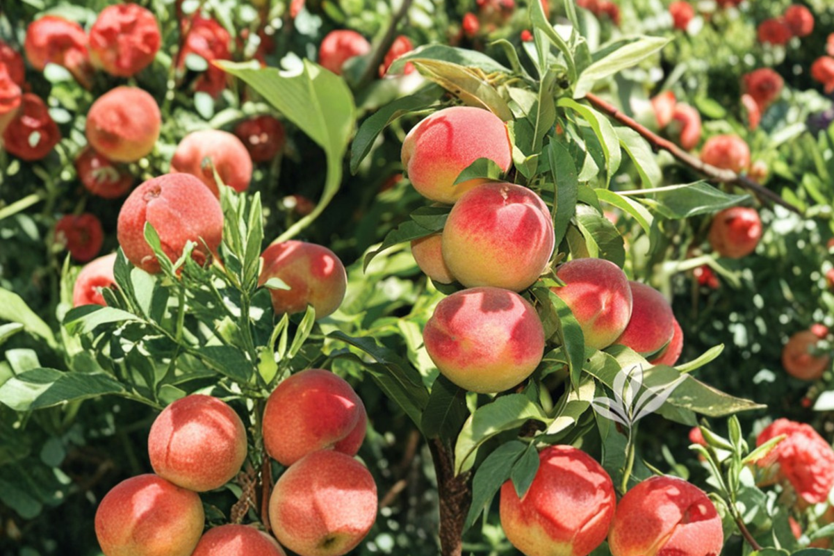 Fire Prince Peach Tree - 4-6 Ft Live Prunus persica Fruit Tree