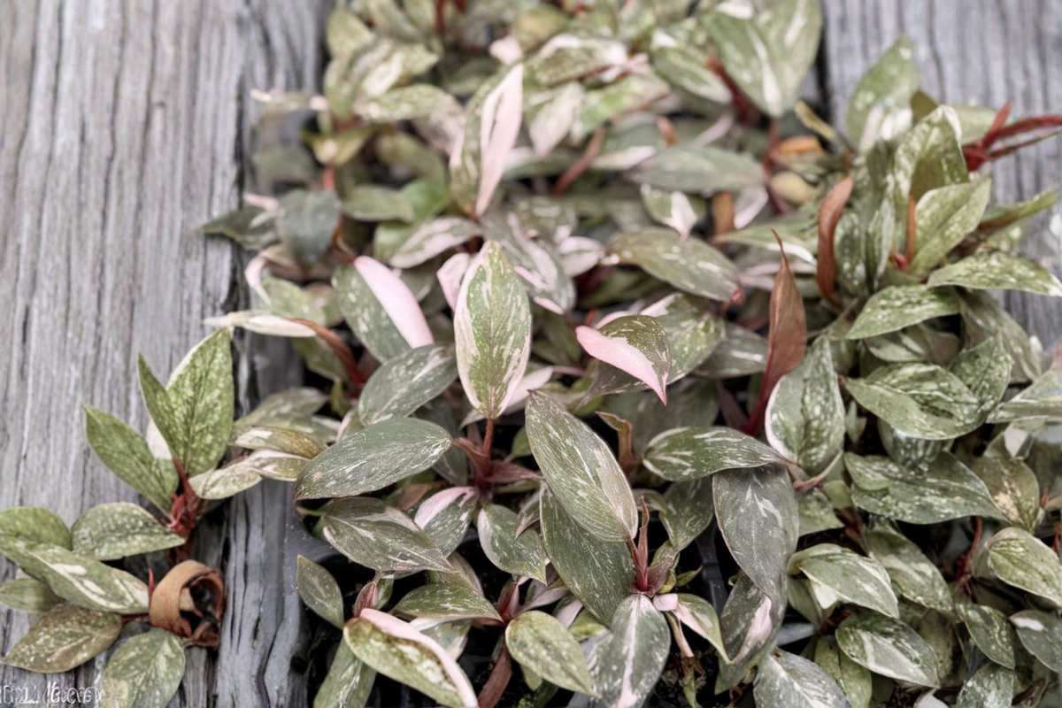 Philodendron Pink Princess Live Plant - 2-Inch Pot, Variegated Starter Plant