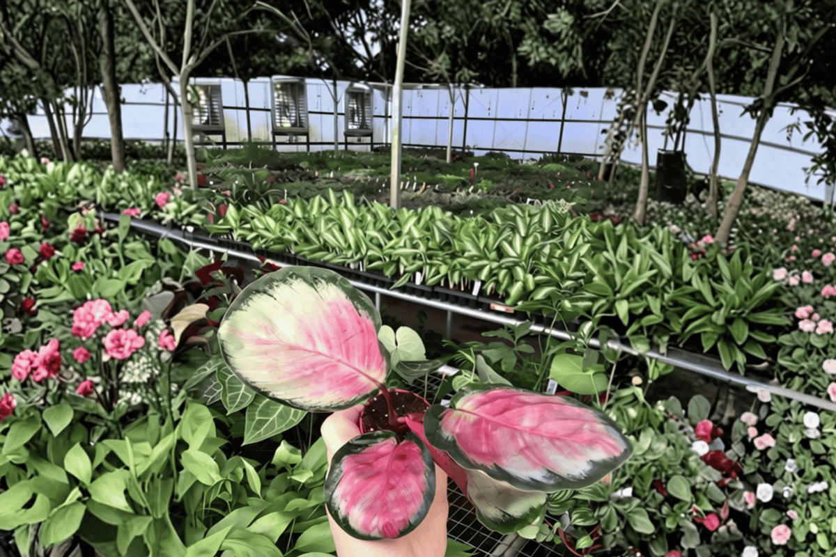 Calathea Rosy Goeppertia roseopicta ‘Rosy’ Starter Plants — 2 Bare Root