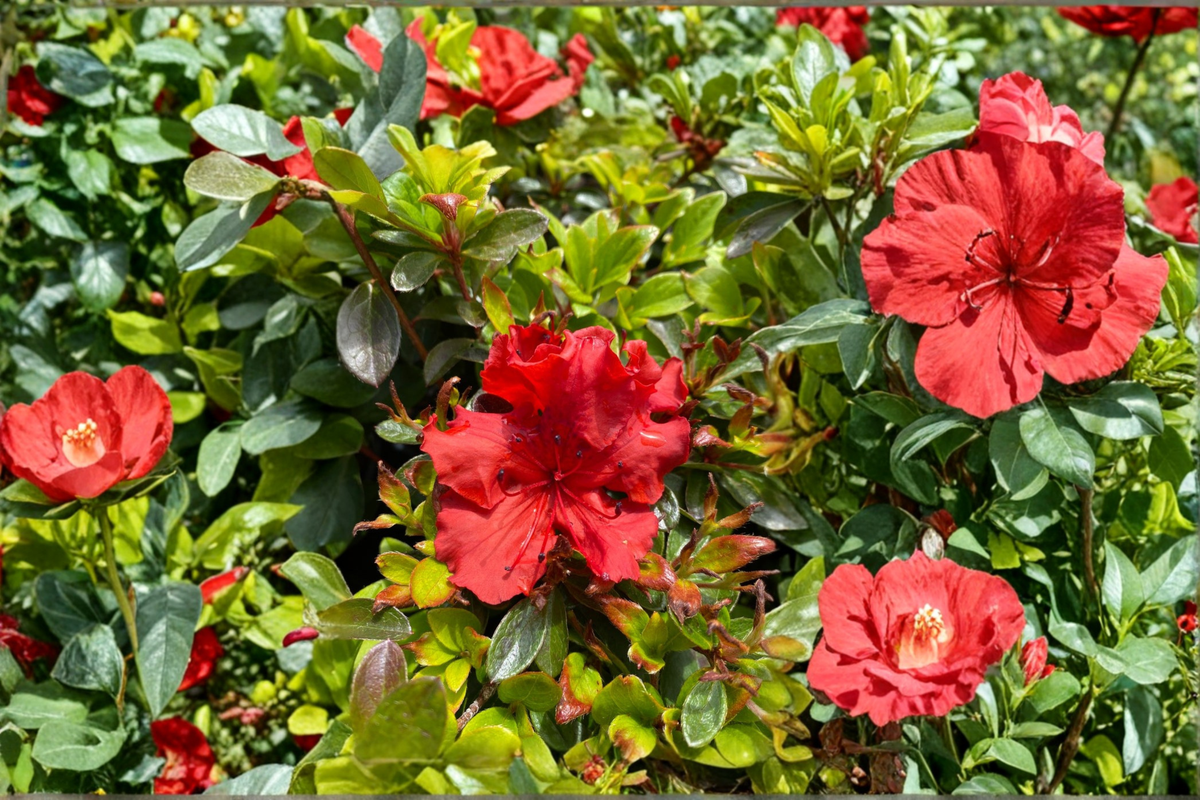 Girard’s Hot Shot Azalea - 1 Gallon Live Evergreen Shrub, Red Flowers, Partial Shade