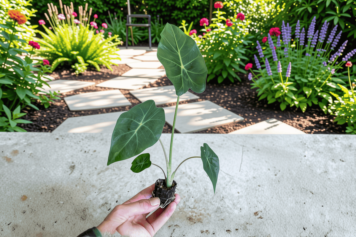Alocasia Mayan Mask Starter Plants (2 Pack) – Bare Root, 2-Inch Pots