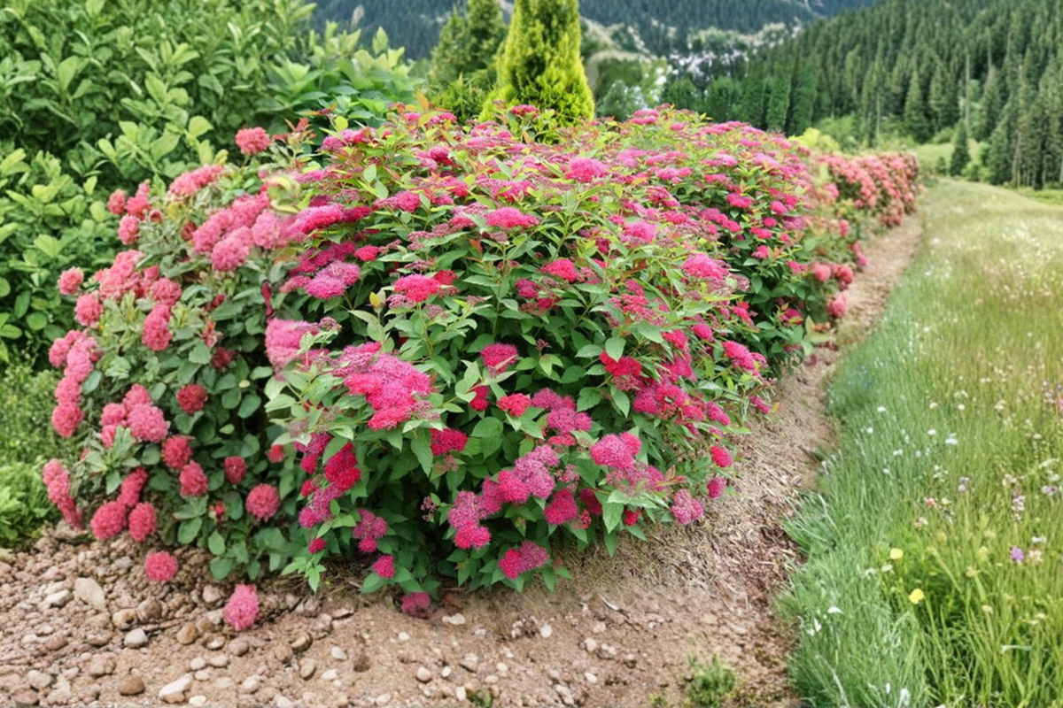 Double Play Doozie Spirea (Spiraea japonica) - 4" Pot - Live Plant