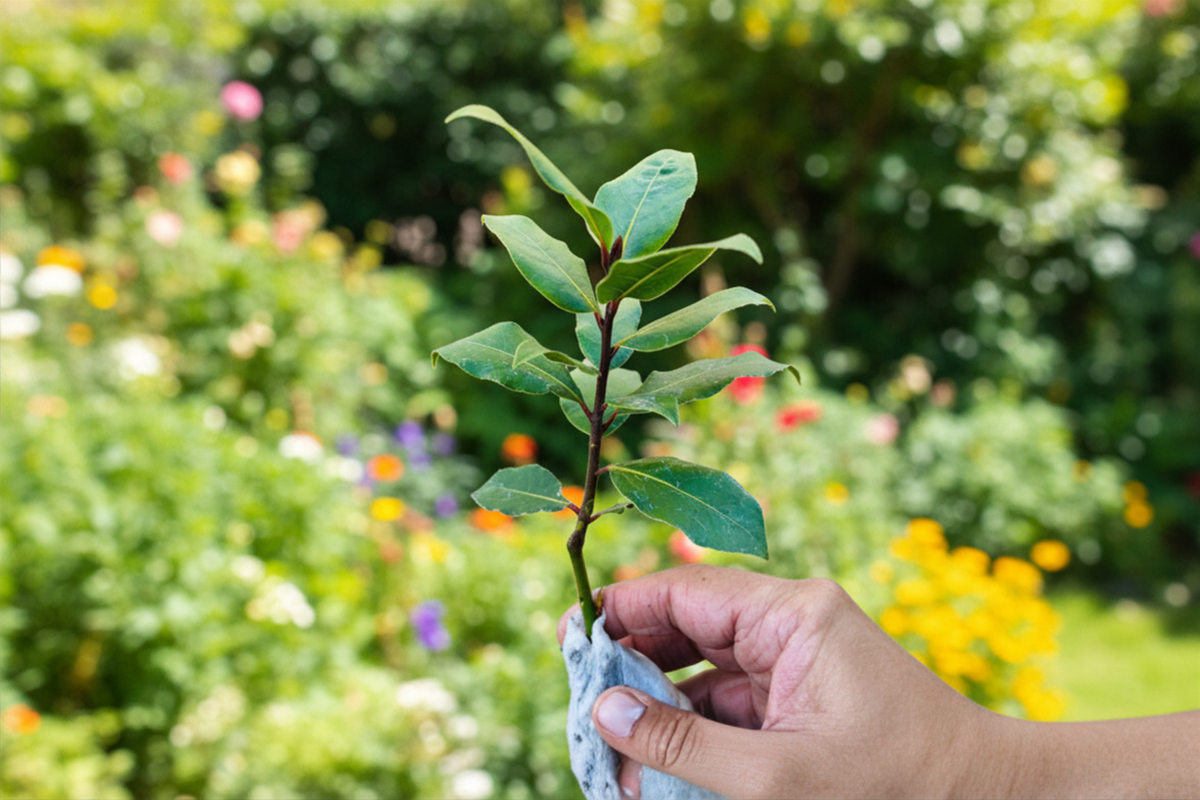 Organic Bay Laurel Live Plant | 3–4 Inch Rooted Starter Plant (Laurus nobilis)