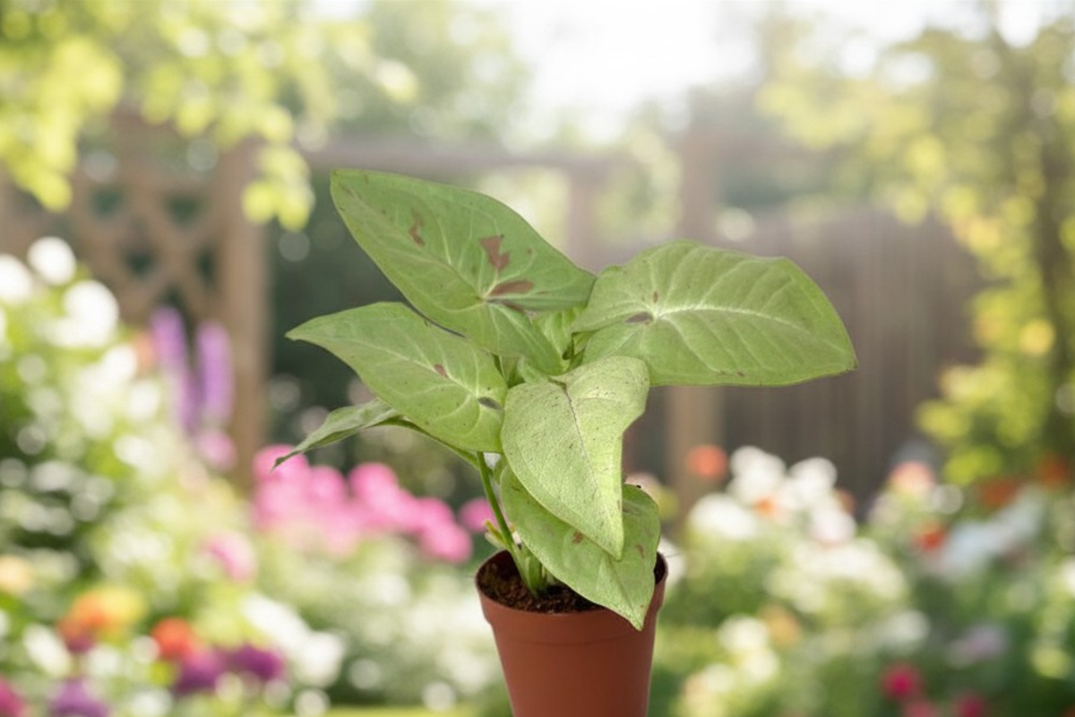 Syngonium Milk Confetti Live Plant - 2 Inch Pot, Pink Speckled Arrowhead