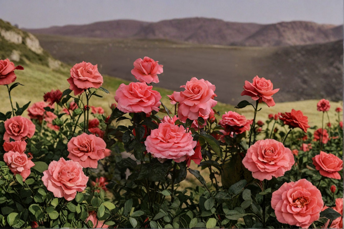 Touch of Class Hybrid Tea Rose - 1 Gal Live Pink Rose Plant