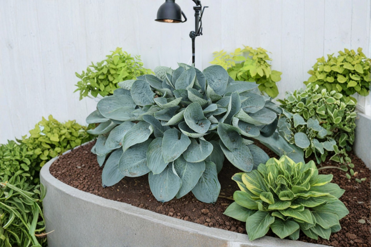 Above the Clouds Hosta - 3-Inch Pot Starter Plant (Blue-Green Leaves) Shade Perennial