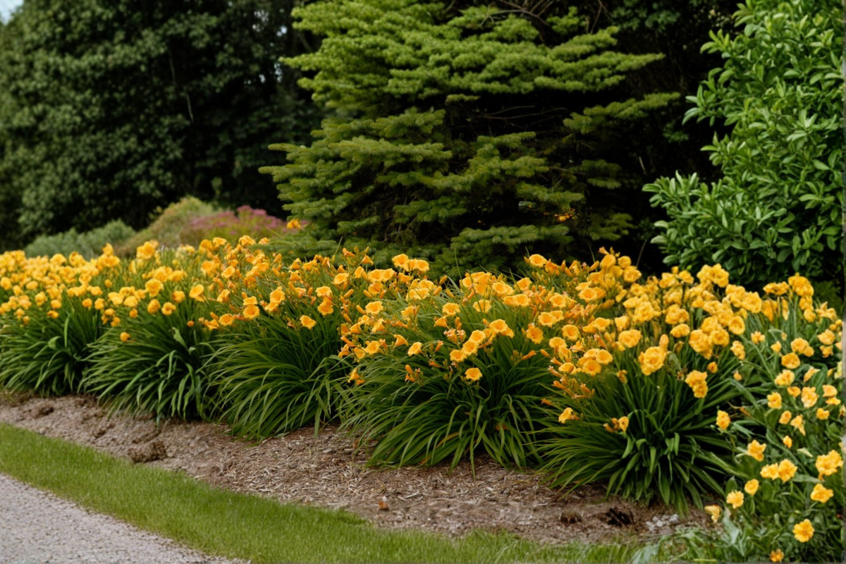 Stella de Oro Daylily Bare Root Plants - Set of 3