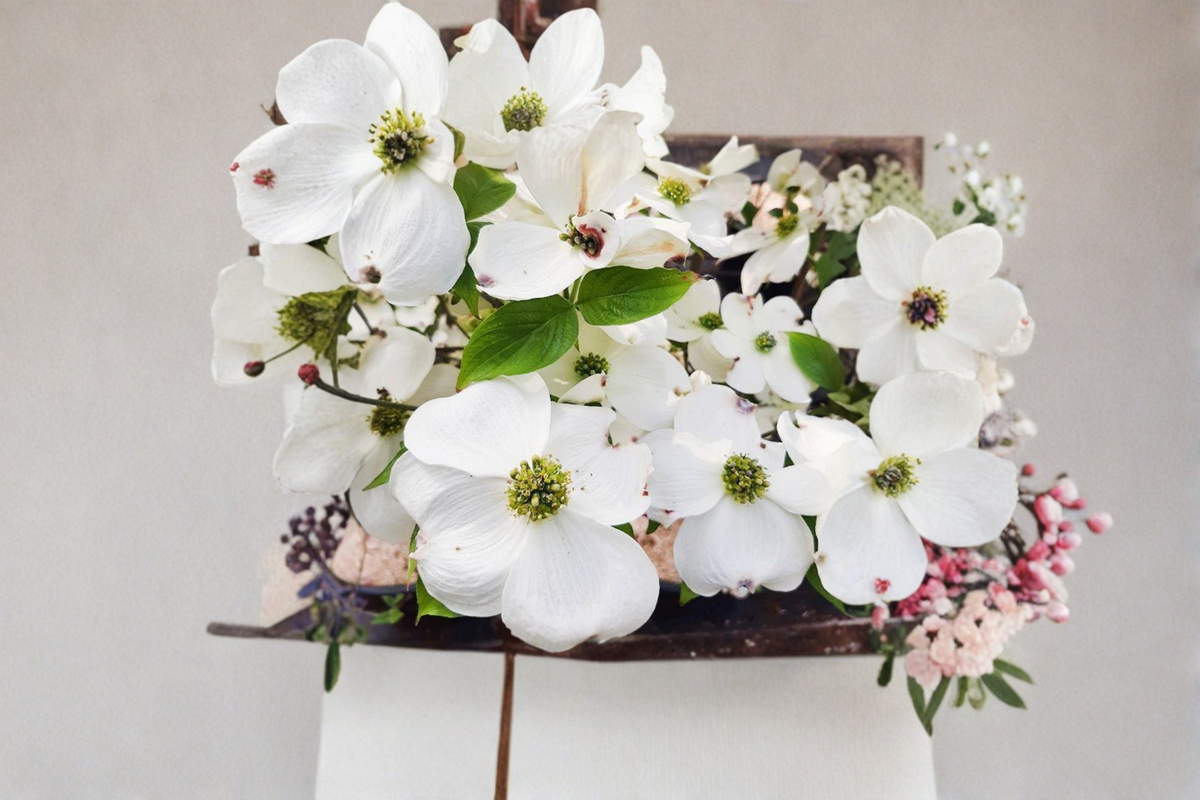 Cherokee Princess Dogwood Live Tree - Cornus florida 1 Gallon Pot