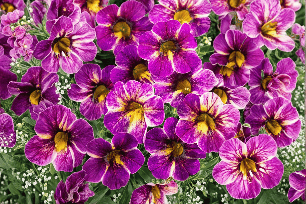 Chameleon Blackberry Pie Million Bells Calibrachoa Hybrid - 4-Inch Pot