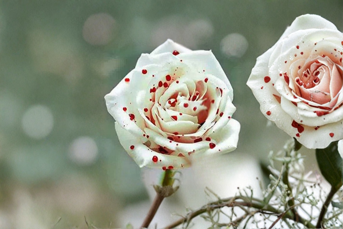 Blood Drop Rose Seeds - 30 Seeds | Deep Red Blooms, Ornamental Shrub