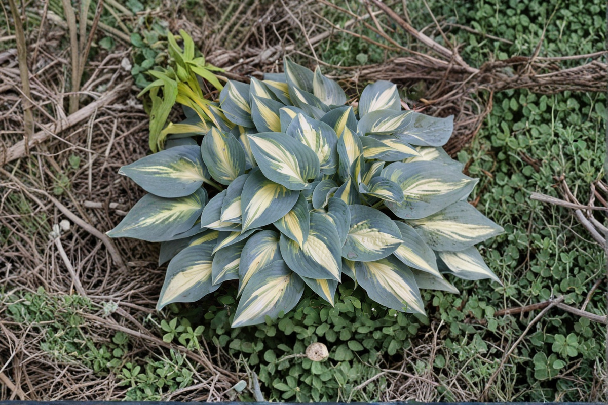 High Society Hosta (3-Inch Pot) - Variegated Shade Perennial Starter Plant