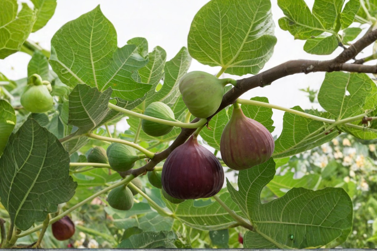 Kadota Fig Tree 4-6 Ft Live Plant - Ficus carica Green Fig, Full Sun, Backyard Orchard