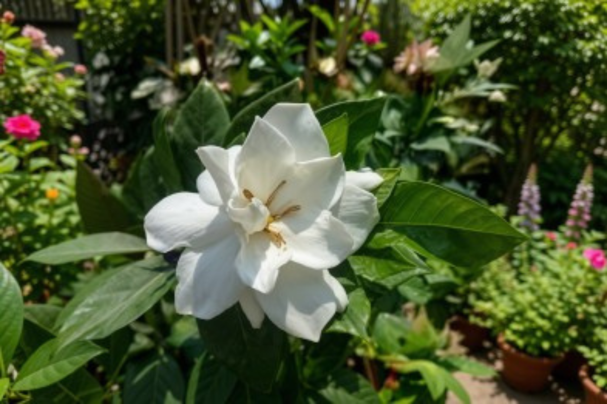 Summer Snow Gardenia Gardenia jasminoides Starter Plant – Rooted Starter, White Blooms, Evergreen Shrub