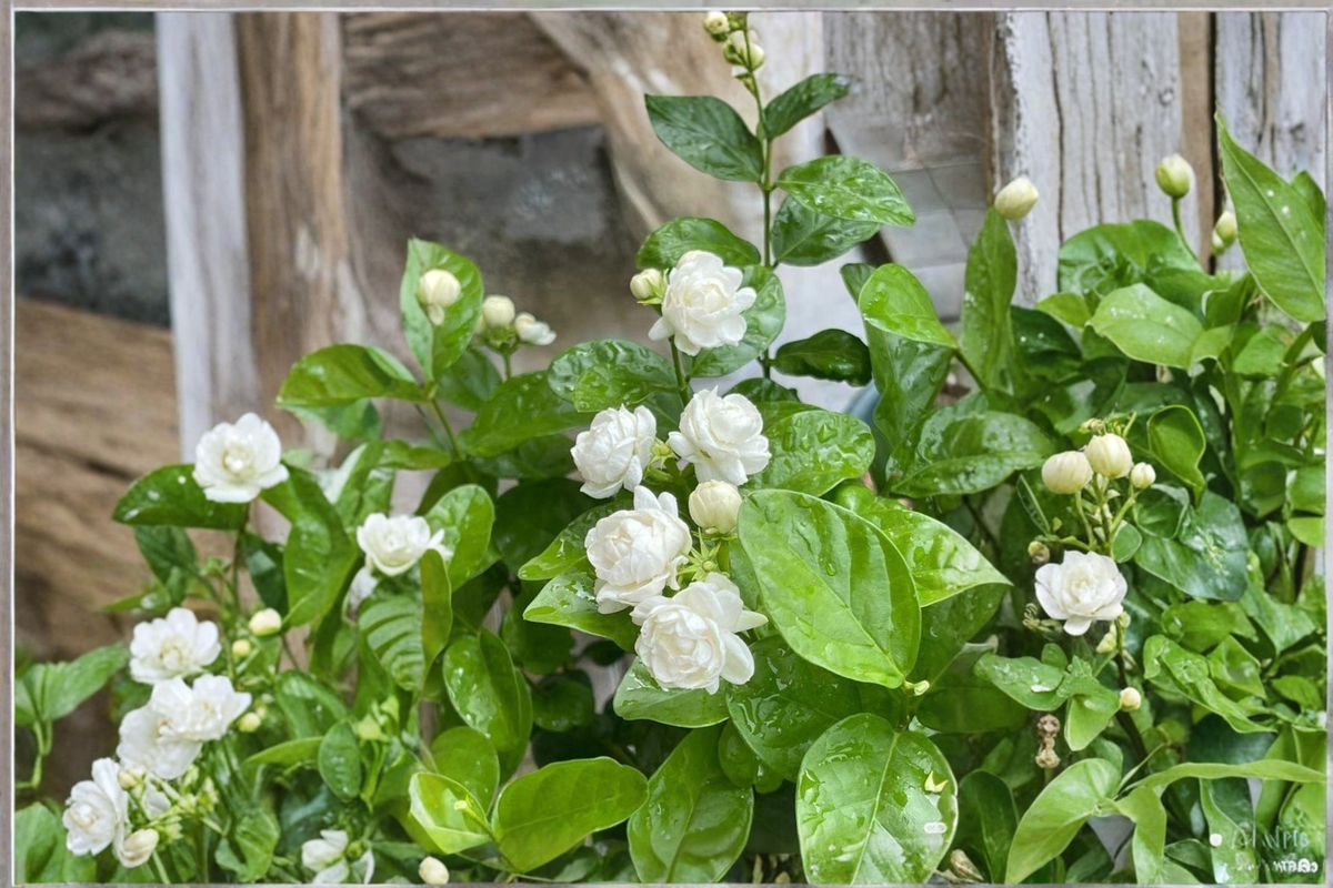 Grand Duke Jasmine (Jasminum sambac) Live Plant - 2–3 ft, White Fragrant Flowers