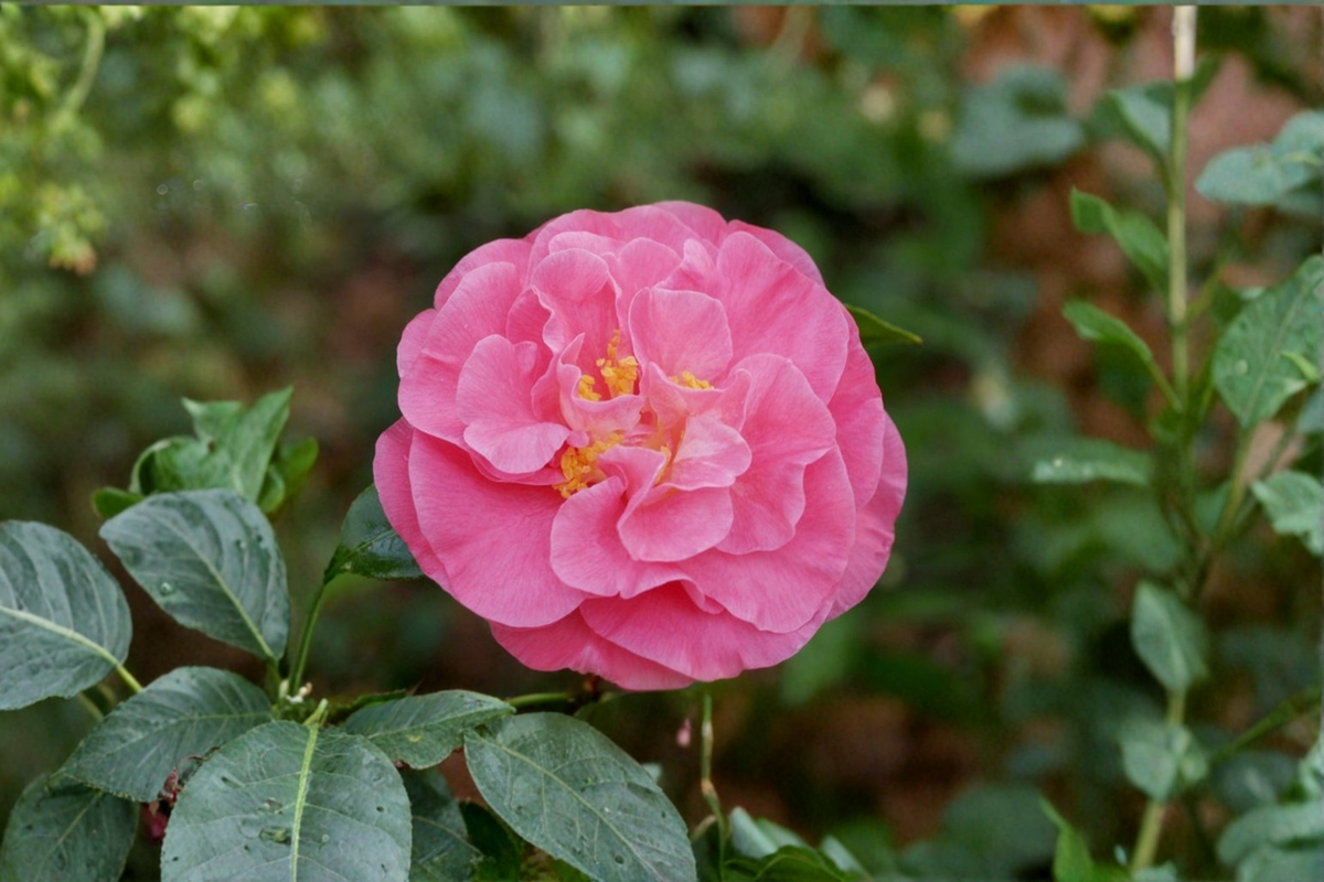 Japanese Camellia 'Marie Bracey' 1 Gallon Live Plant - Pink Flowering Evergreen Shrub