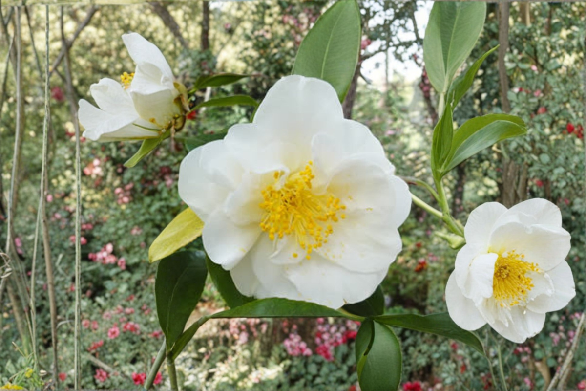 Japanese Camellia ‘White Empress’ 3 Gallon - Evergreen White Flowering Shrub