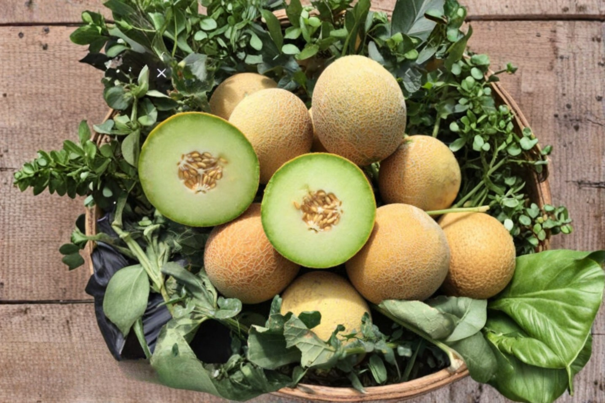 Mini Green Machine Melon Seeds - 15 Seeds, Compact Fruiting Vine for Containers & Gardens
