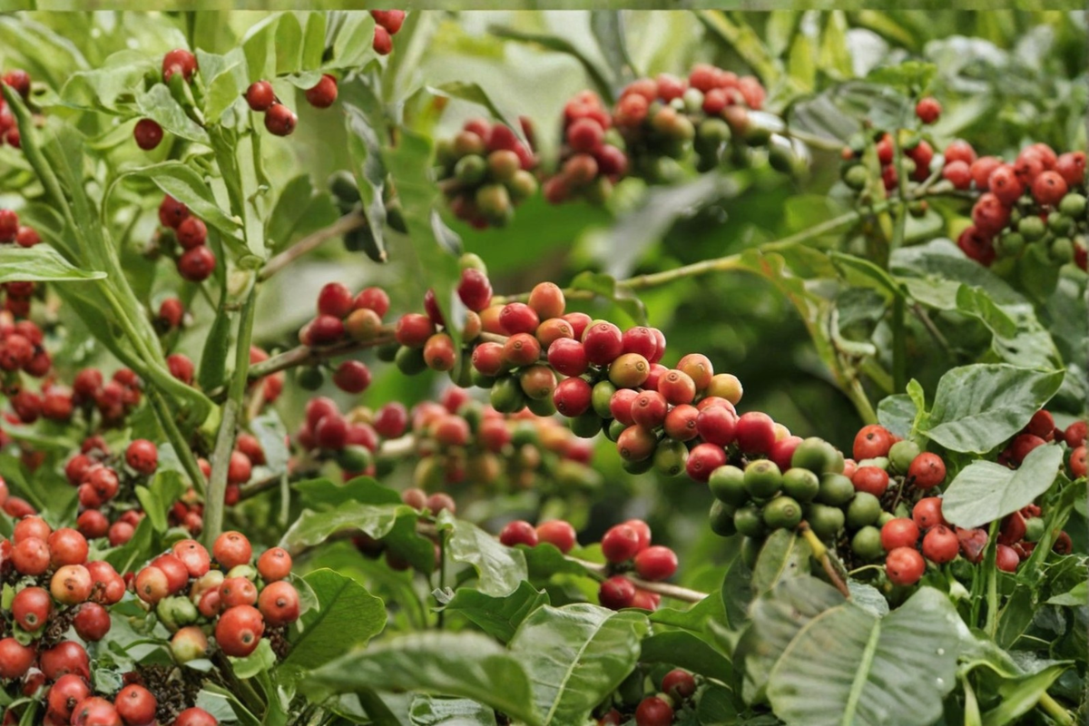 Arabica Coffee Tree Live Plant - 3 ft Potted Coffea arabica (Brazilian Peaberry Moka) no shipping to California