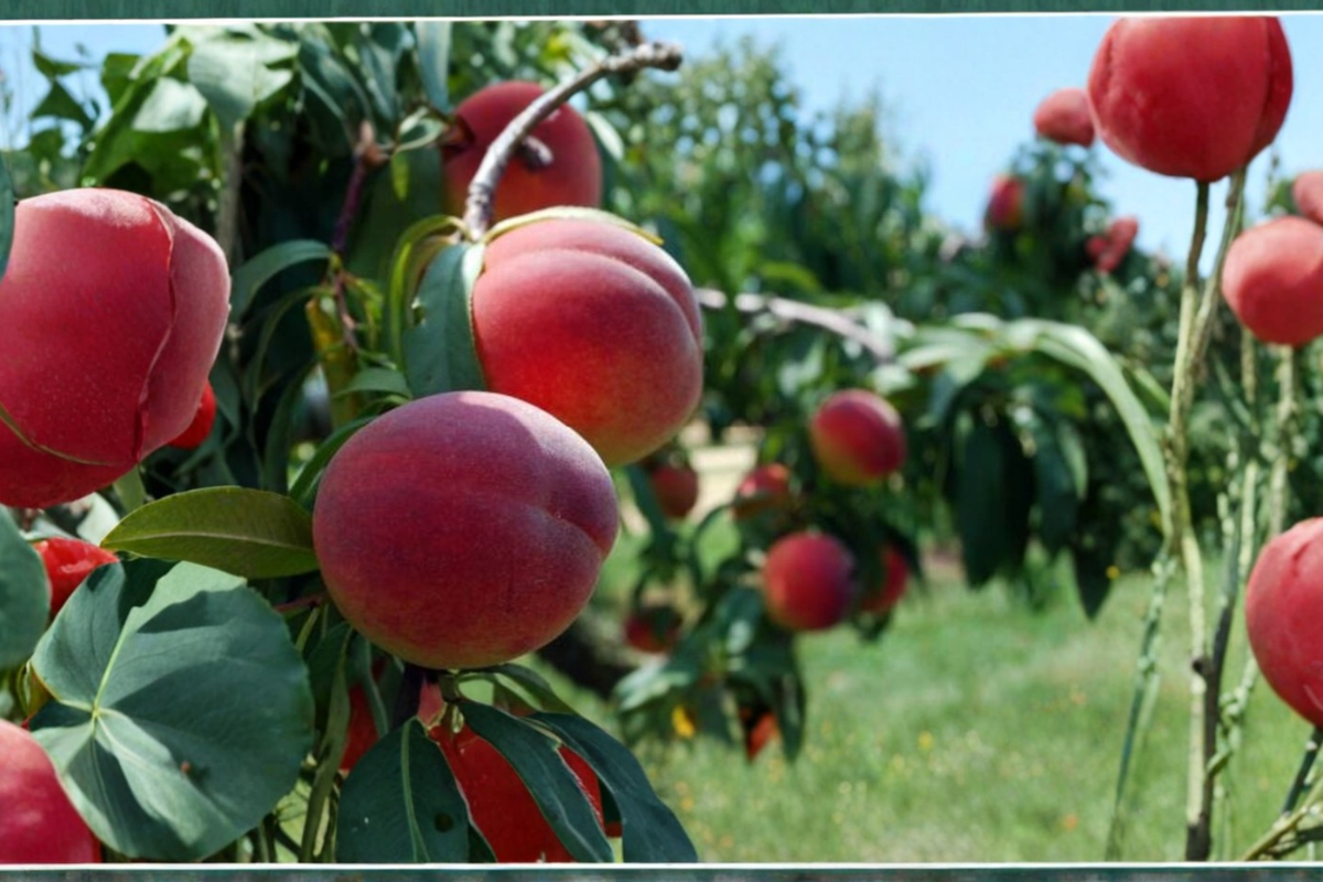 Derby Peach Tree (Prunus persica) - 4-6 ft Live Fruit Tree