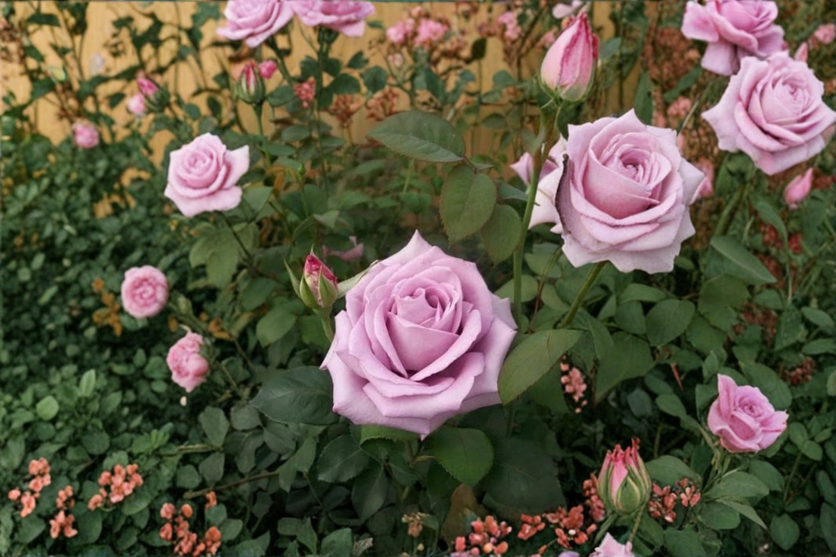 Blue Girl Rose Bush 3 Gal - Mauve Lavender Hybrid Tea Rose, Fragrant Flowering Shrub