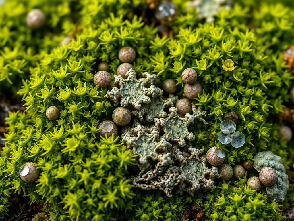 10 Live Lichen & Moss Covered Wood Sticks (6–12") for Terrariums & Fairy Gardens