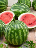 Cal Sweet Bush Watermelon Seeds - 50+ Organic Heirloom Seeds for Garden Planting - Citrullus lanatus